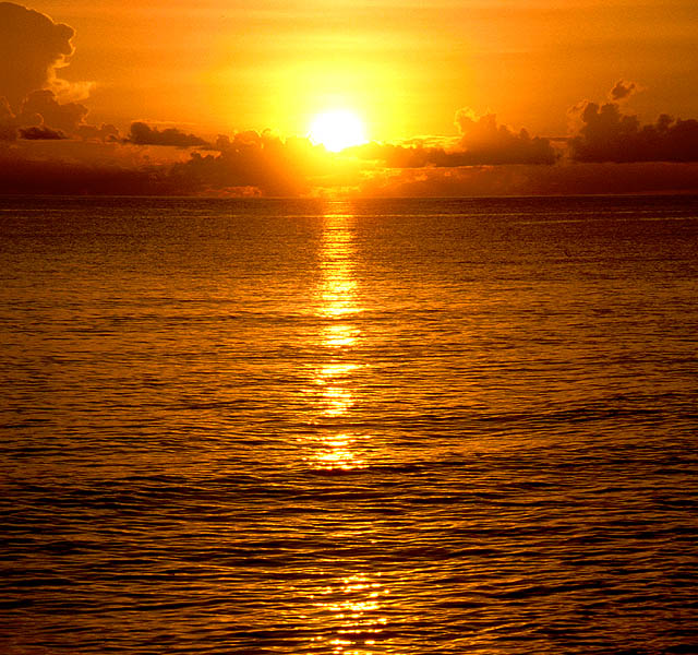 Tropical Sunset, San Salvador, The Bahamas