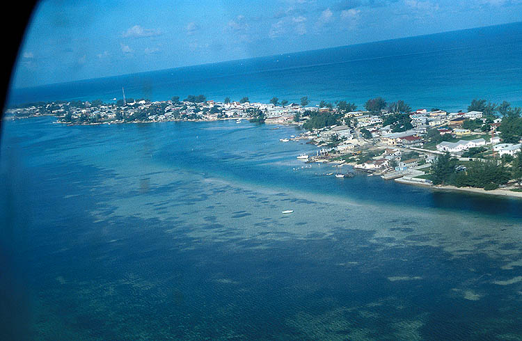 Aerial View - Alice Town, North Bimini