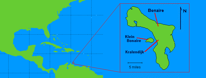 Bonaire, Netherlands Antilles - Location