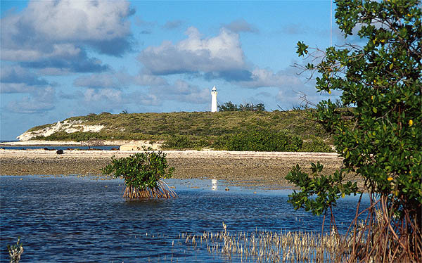 The Imperial Lighthouse stands atop the Bluff