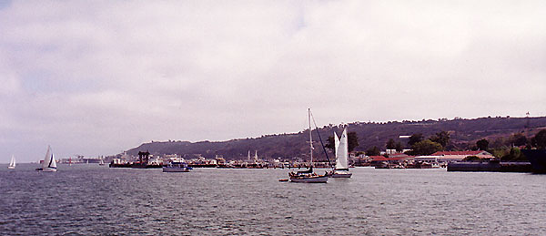 Point Loma above San Diego Bay