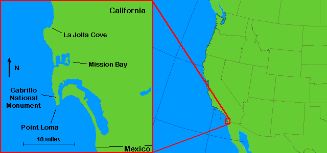 La Jolla Cove - Location